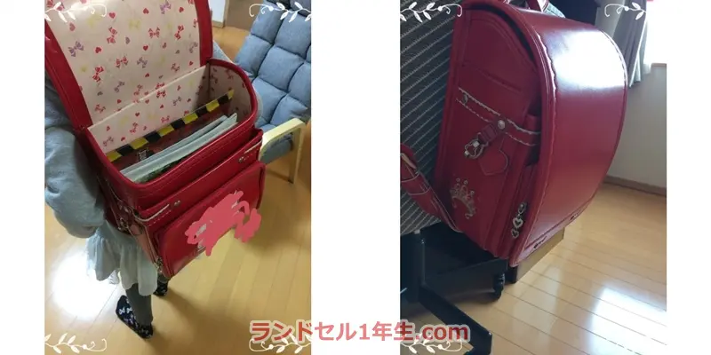 タケオキクチのSHOPで見つけたランドセルに一目惚れして、オンライン注文で購入しました。