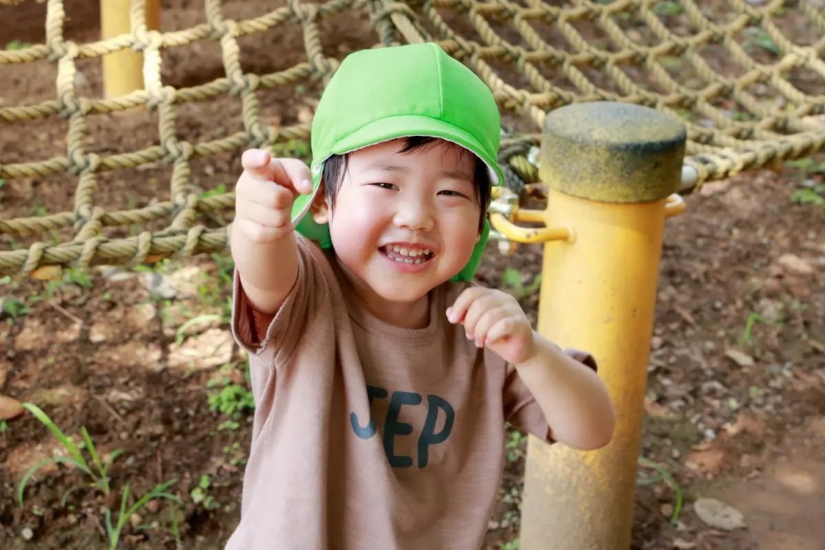 日々成長している幼稚園年長の男の子