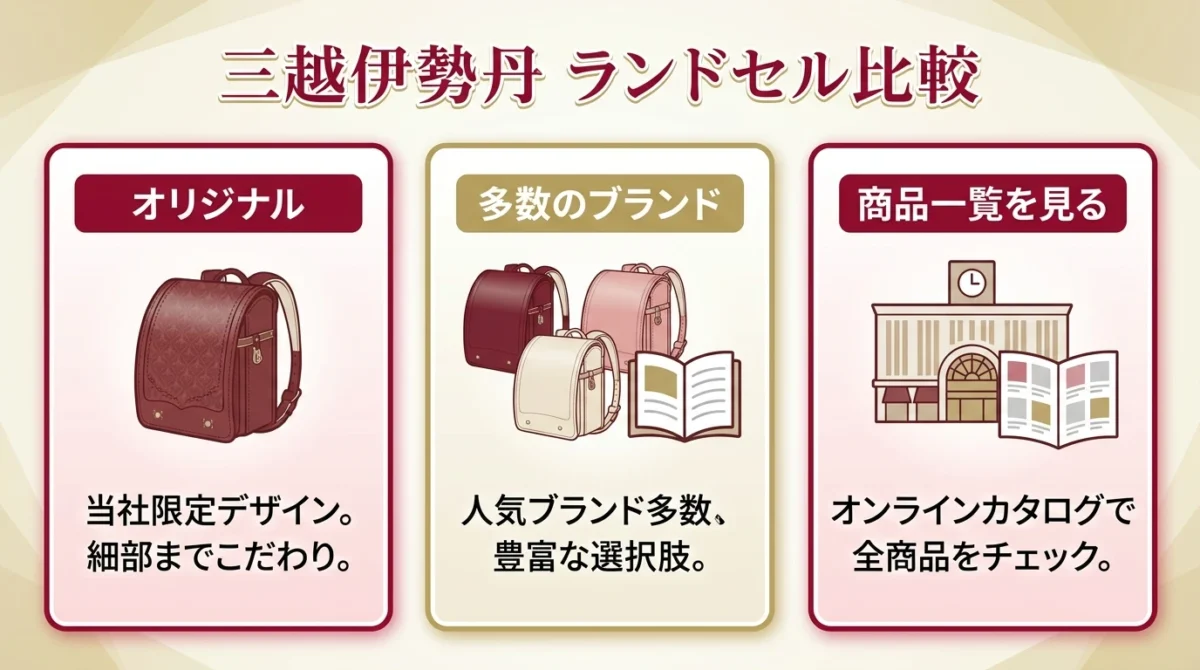 三越伊勢丹ランドセル