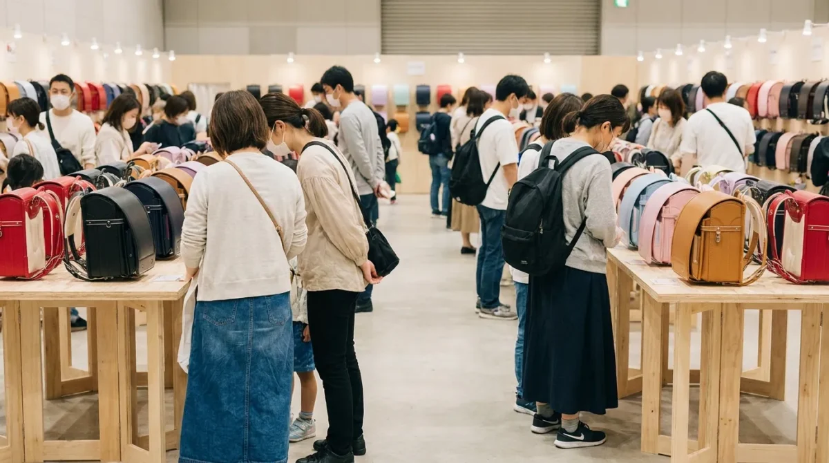 展示会や取扱店では、写真だけでは分からない重さと背負い心地を確認できます。