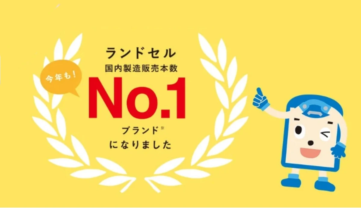 フィットちゃんランドセル国内製造販売本数NO1