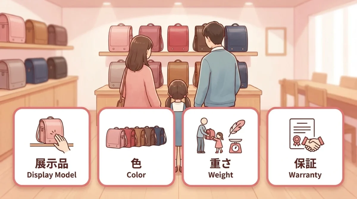 Rikomonを店舗で確認するときのチェック項目図解